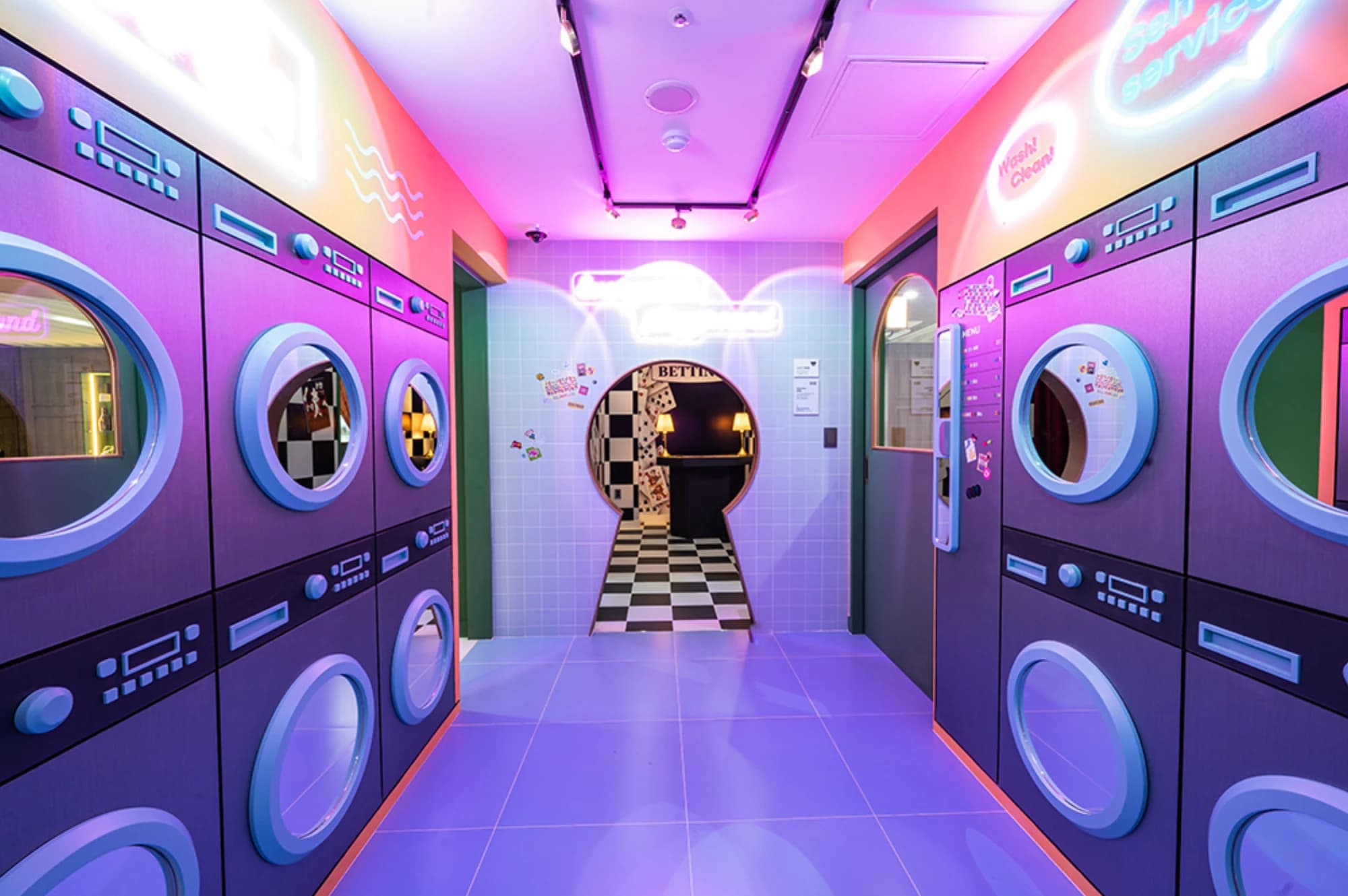 Mystery Hotel themed space - view 1